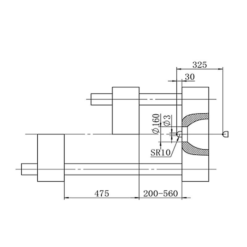 Mould platen high rigidity and smooth movement Servo energy saving injection molding machine SLA238